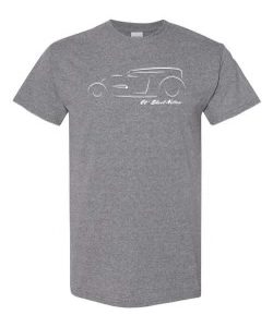 Adult Tshirt Grey Ol SKool Nation Sedan