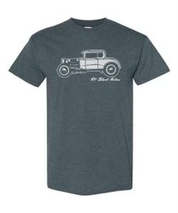 Adult Tshirt Grey Ol SKool Nation Model A